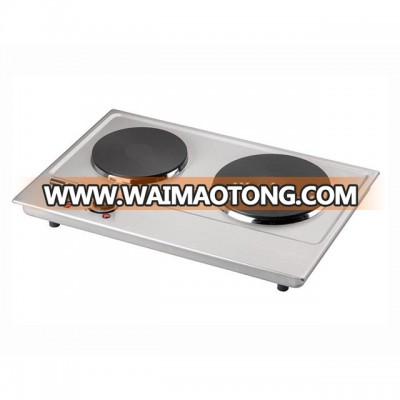 Double solid electric hot plate