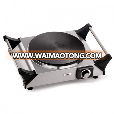 Electric hot plate with handle